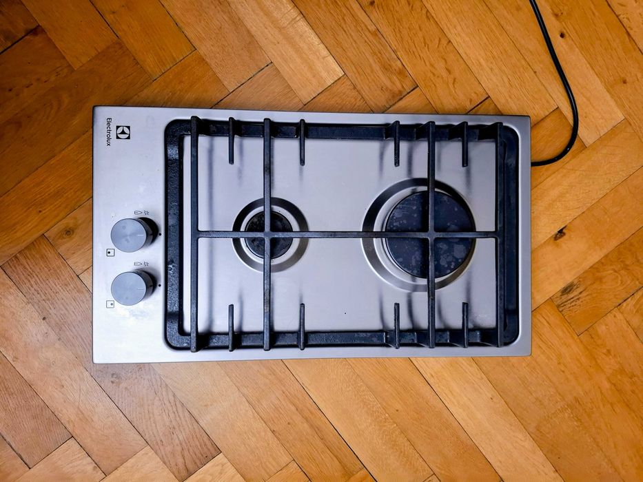 Plita incorporabila ELECTROLUX din inox, Gaz, 2 arzatoare, ca NOUA
