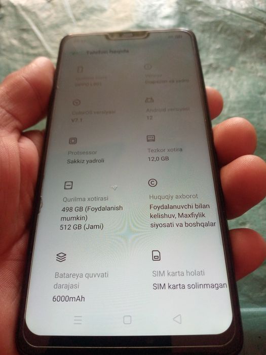 Yangi telefon sotiladi holati ideal yaqinda olingan