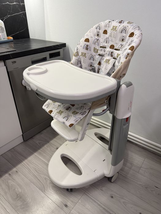 Scaun de masă 3 în 1 Peg Perego Tatamia + Husă Nouă