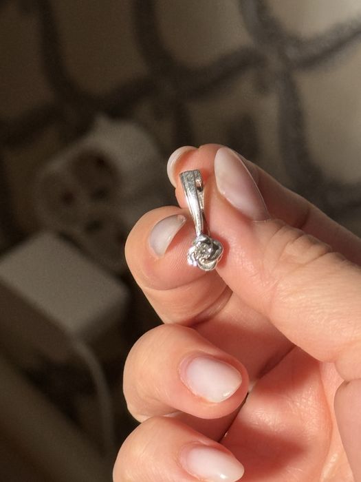 Набор белое золото с бриллиантами