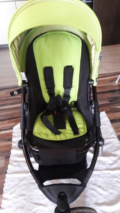 ABC Design Бебешка количка Cobra Black Lime