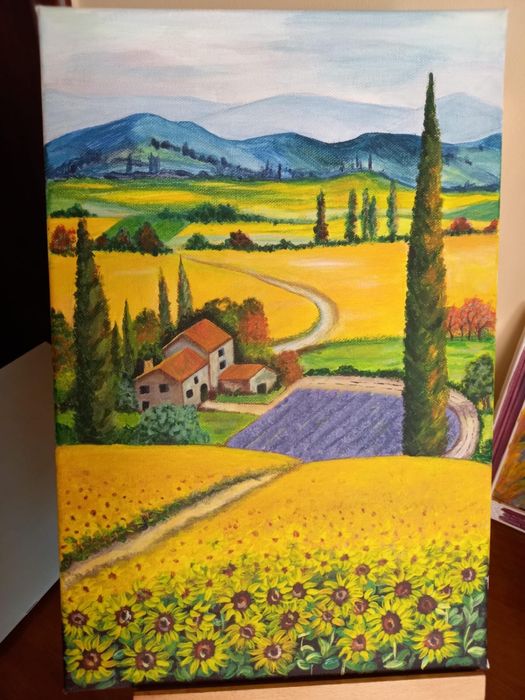 Tablou pictat la comanda