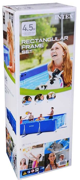 Intex 28273 Бассейн каркасный прямоугольный для дома 450х220х84см