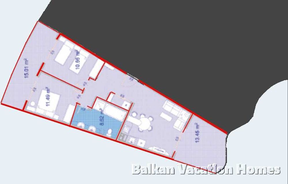 Продава се Тристаен апартамент в Бяла - 139 кв.м за 404 €/кв.м - Снимка #18