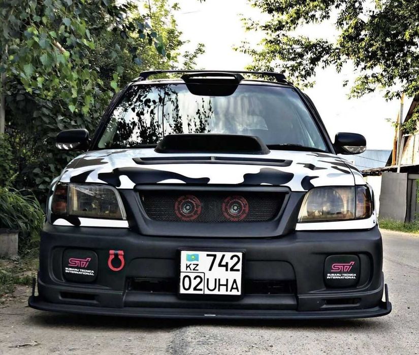 Бампер пороги Subaru forester sg до ресталинг