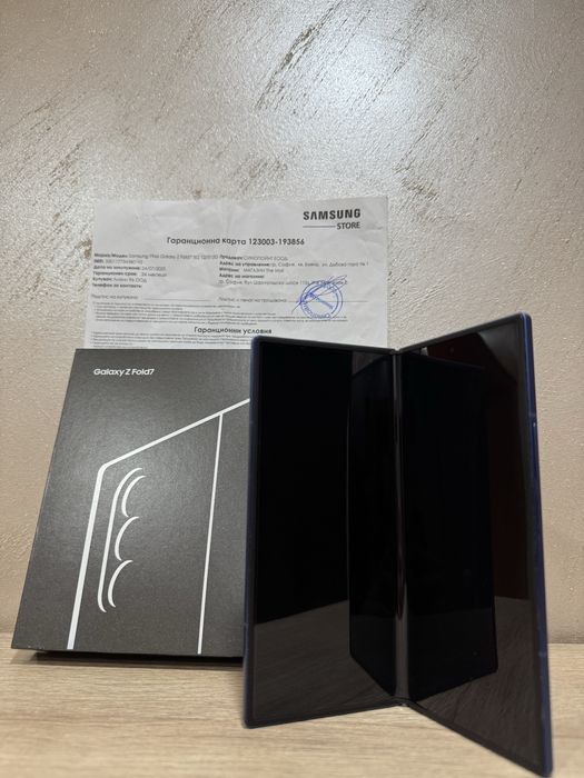 Samsung Galaxy Z Fold7 | 512GB | 24 м. гаранция | Син