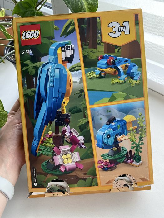 Lego Creator 3in1 Лего попугай
