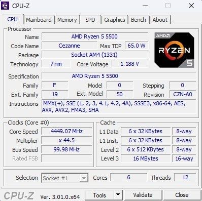 продам процессор ryzen 5 5500