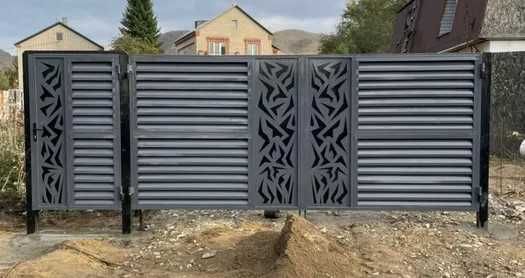 Ворота Забор Сайдинг Профлист Металлочерепица