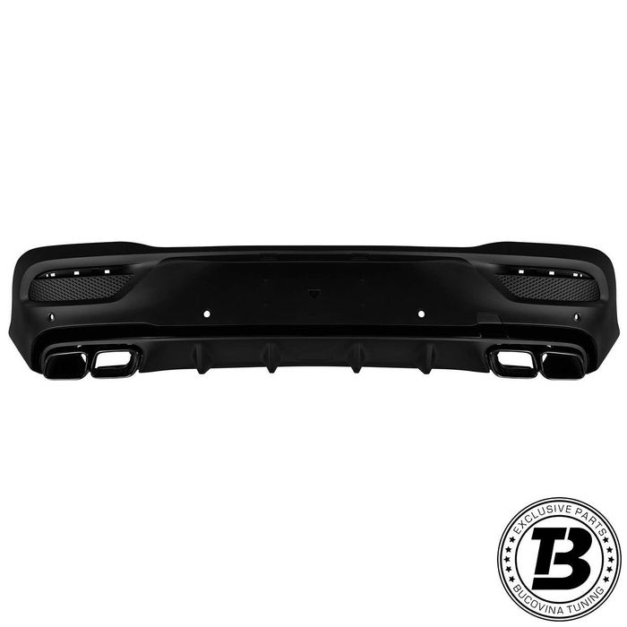 Difuzor Bara Spate cu Ornamente compatibil cu Mercedes GLE Coupe C167 GLE 63 Design
