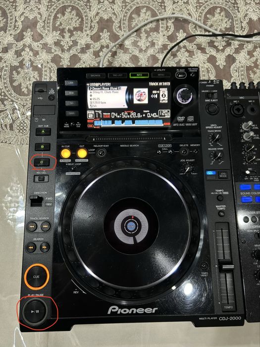 Pioneer CDJ-2000 Plus DJM-800 MIXER