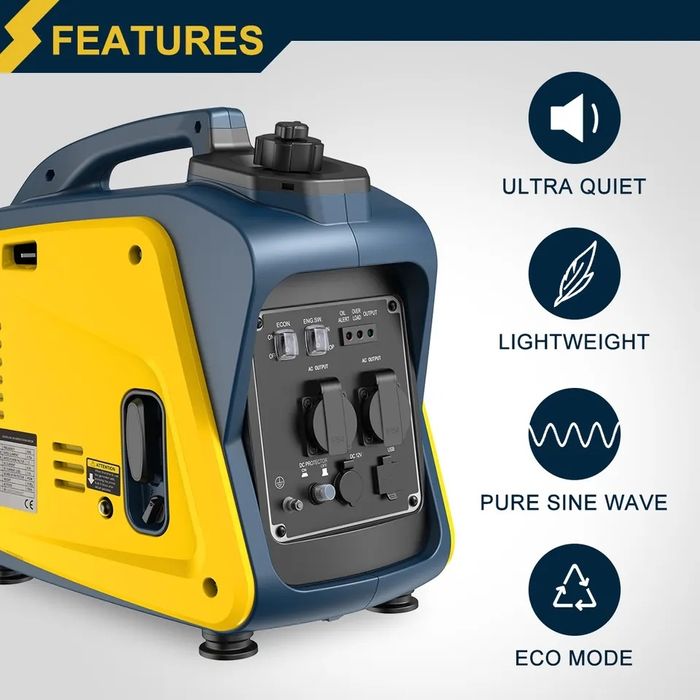 Generator inverter  2200W NOU 10ore autonomie