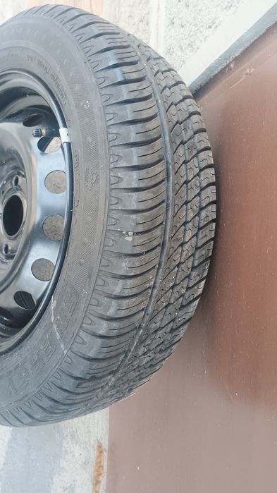 Метална джанта 14' с нова гума за Рено- 4х100, ф 60,1мм