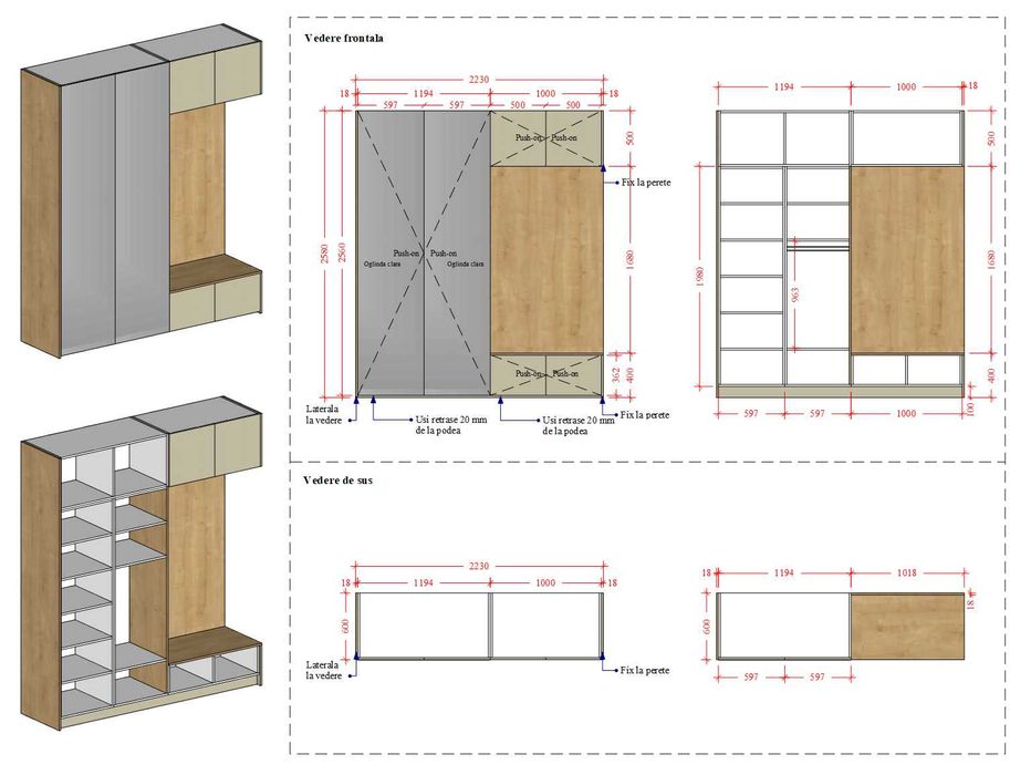 Proiectare Mobilier la Comandă