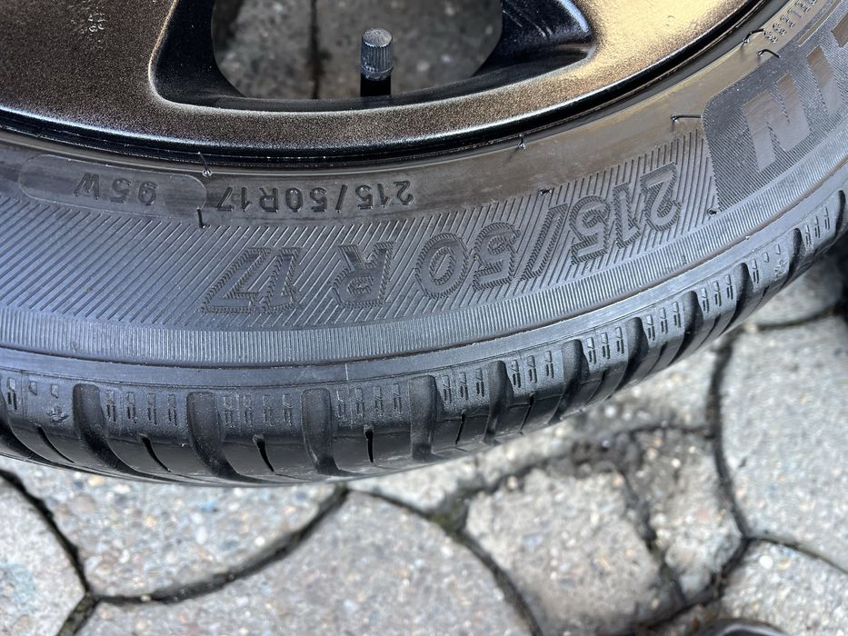 Jante aliaj 5x108mm, anvelope 215/50 R17 Ford Focus, Volvo, Peugeot
