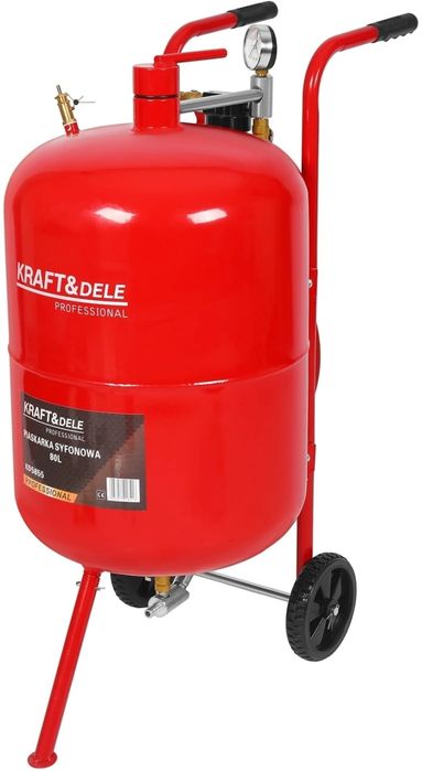 Statie de sablare profesionala cu nisip mobila 80L 400–700 l/min