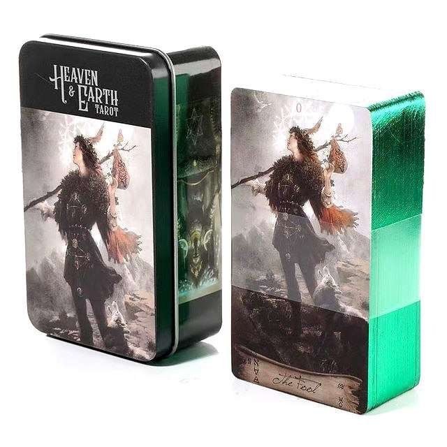 Карты МАК Таро Небо и Земля (Heaven & Earth Tarot) в железной коробке.