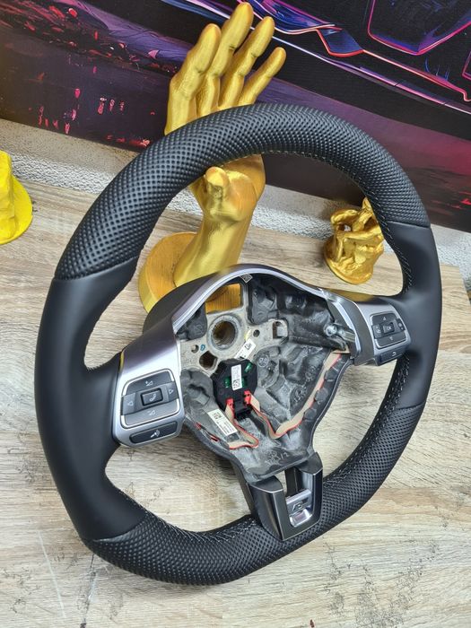 Volan comenzi Passat/Golf/Polo/Tiguan etc. R line/GTI tapițat cu piele
