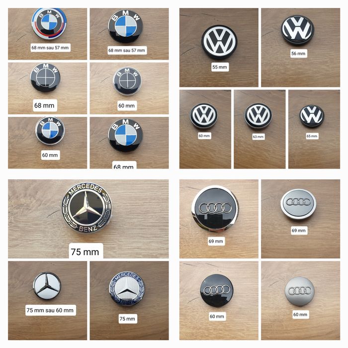 Capace jante aliaj Bmw Audi Mercedes Volkswagen
