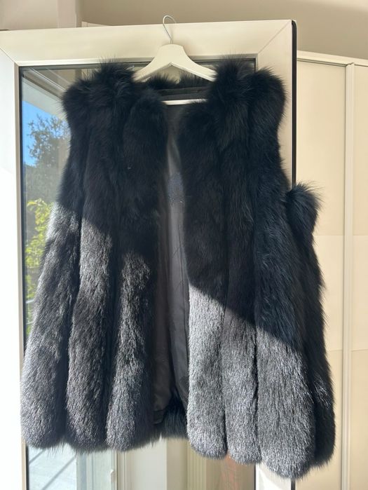 Vesta din blana de vulpe