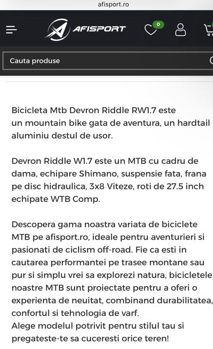 Bicicleta MTB 2023 Devron Riddle 1.7 verde 27,5 inch M