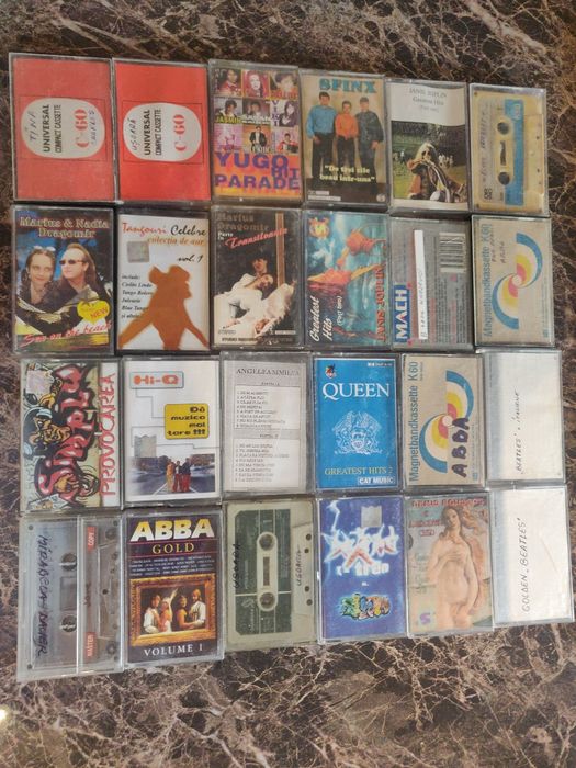 Casete audio muzica usoara si populara
