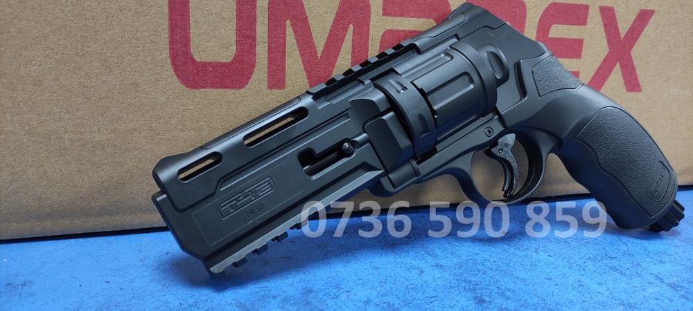 Revolver puternic 11J paintball/bile de cauciuc T4E HDR50 original