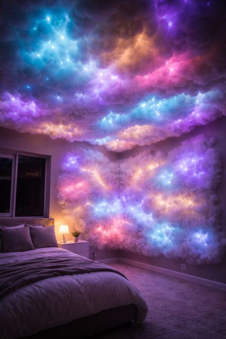 Потолок дикаративные Облака с ледом