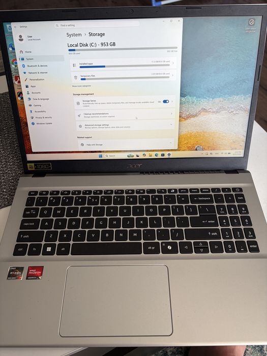 Acer Aspire Go 15 Лаптоп 1 TB.