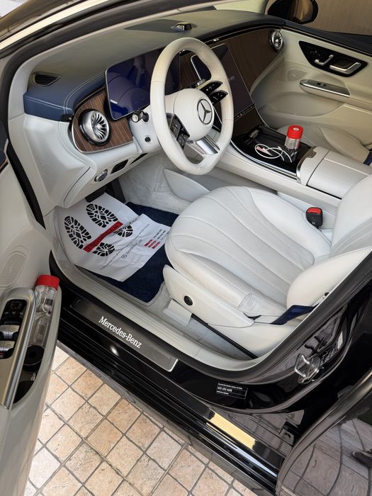 Mercedes Benz EQE 350 доп опция белый салон