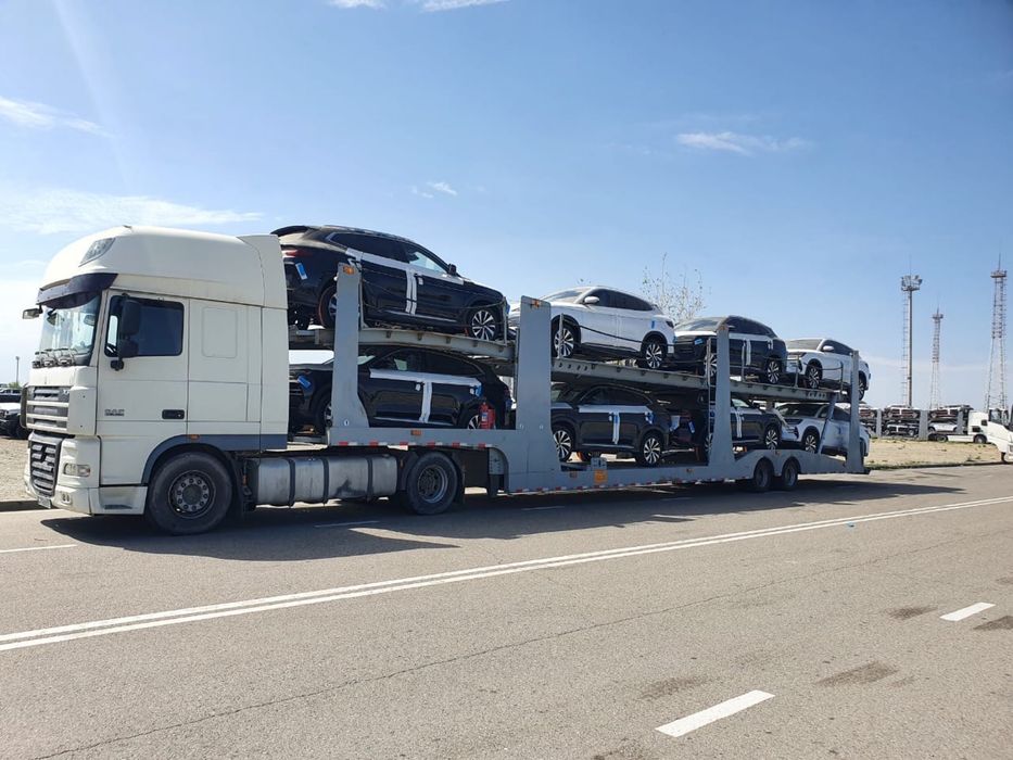 Автовоз эвакуатор с прицепом