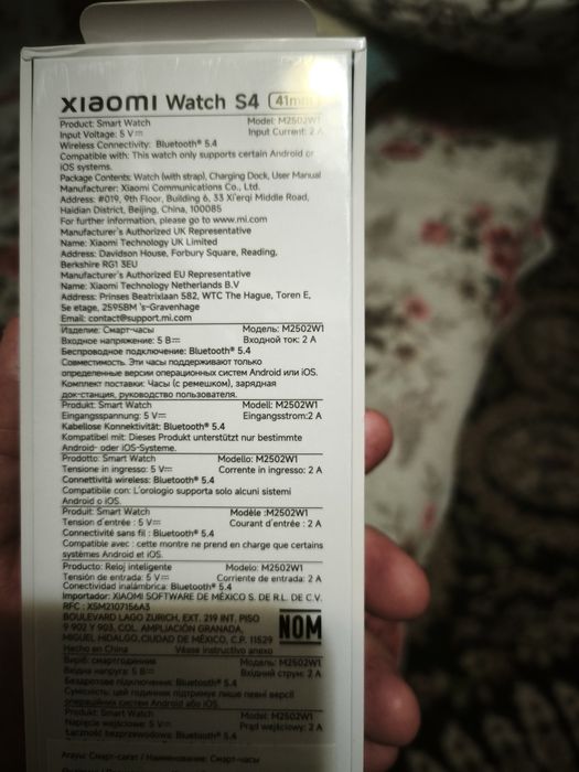 Xiaomi watch s4 смарт часы