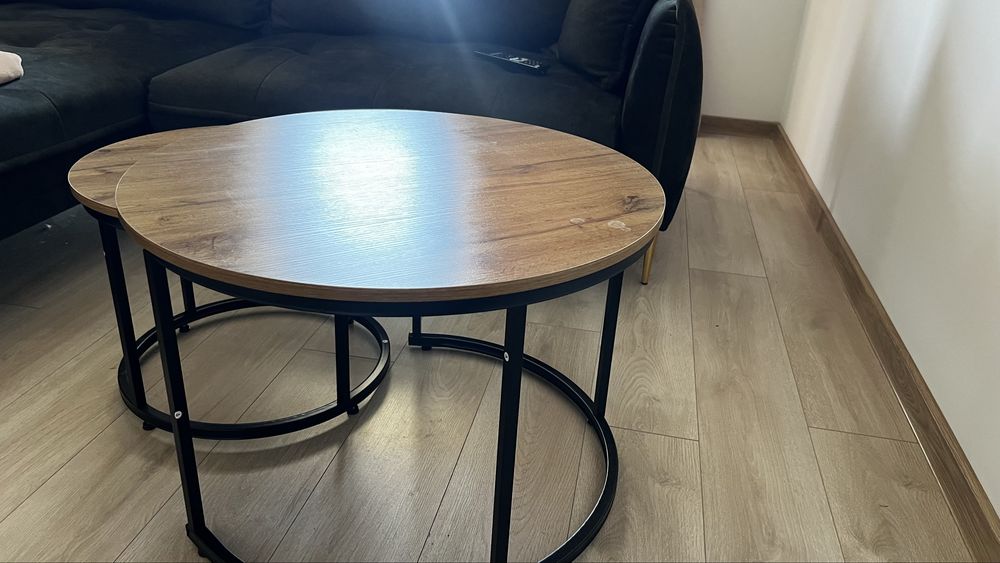 set masa cafea 50cm si 70 cm