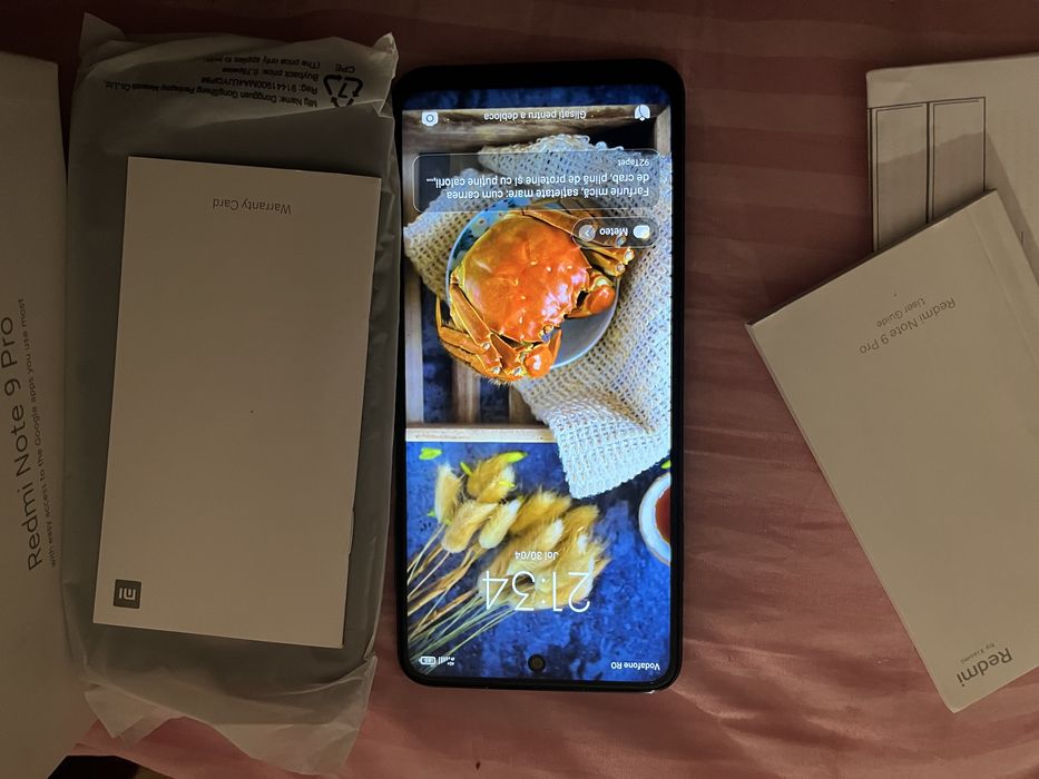 Vand schimb Redmi note 9 pro ca nou fullbox negociabil
