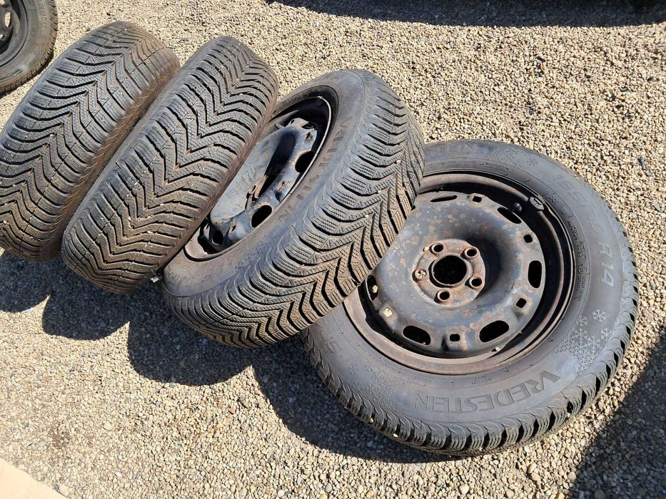 Vw Polo Skoda Fabia Seat Ibiza, set roti de iarna pe 14 dot 2023