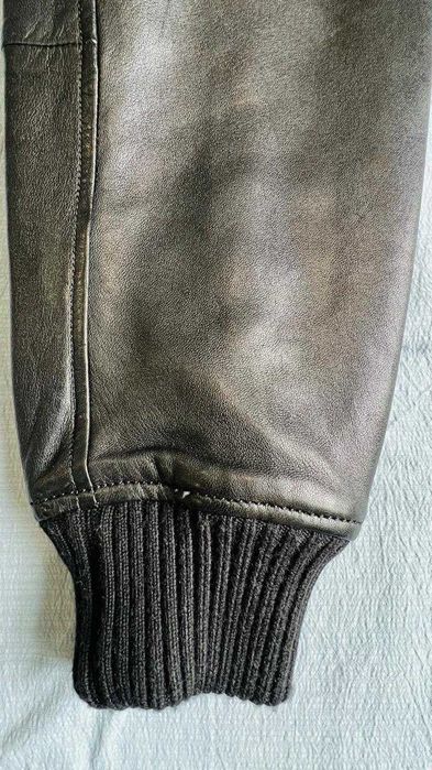 Натуральная кожаная куртка (черный)