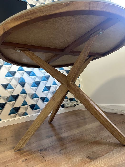 Masa dining rotundă de exterior