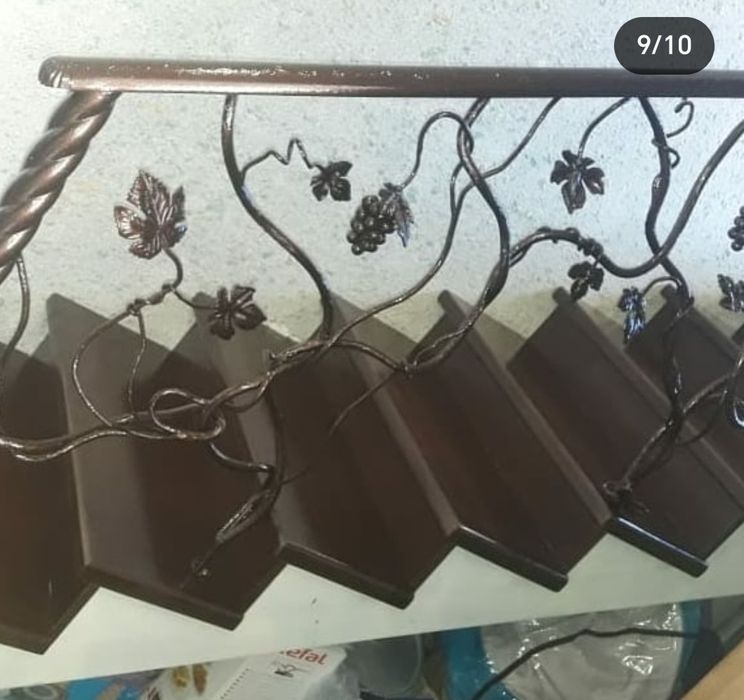 Кованные Перила лоза виноград
