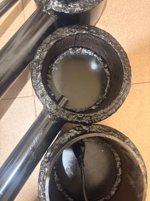 Arzător pe ulei ars