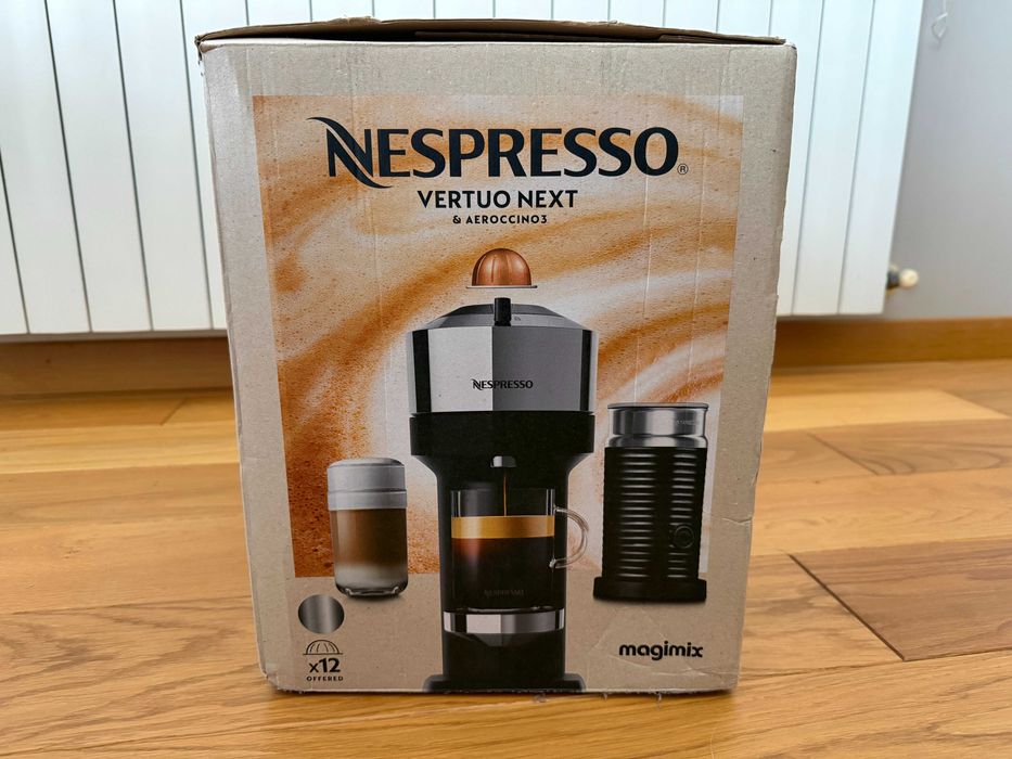 Кафемашина Nespresso Vertuo Next + Aeroccino 3