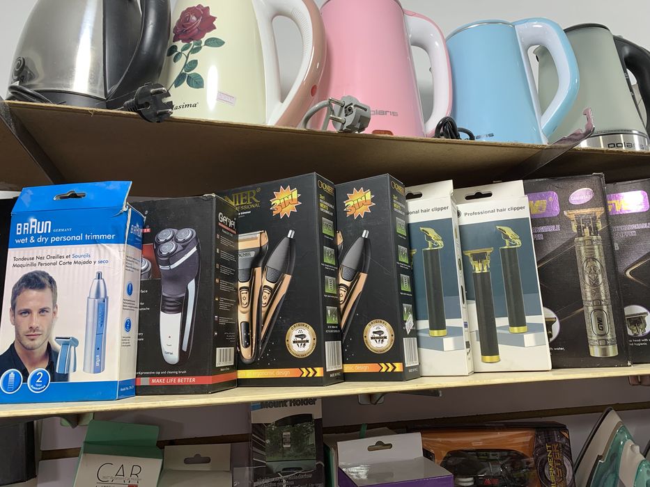 стриженые машинки, тримеры, бритвы.