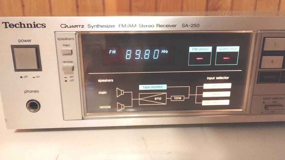 radio amplituner Technics SA250