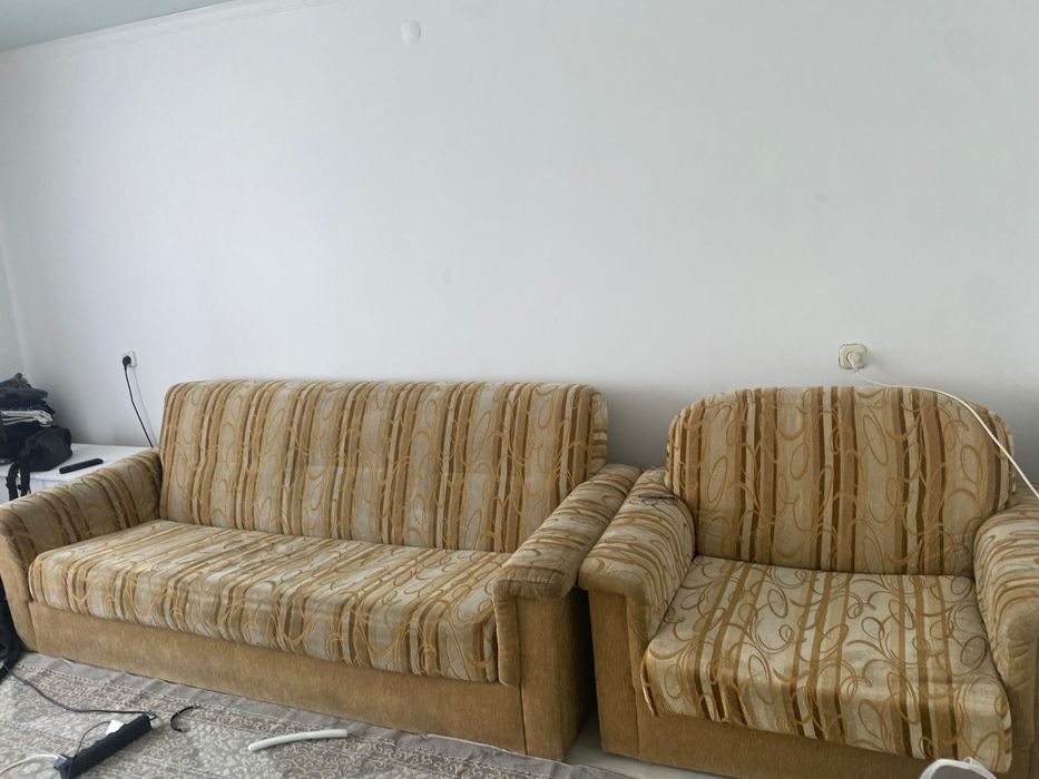 Диван раскладной  с креслом