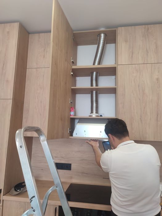 Установка вытяжки.Астана