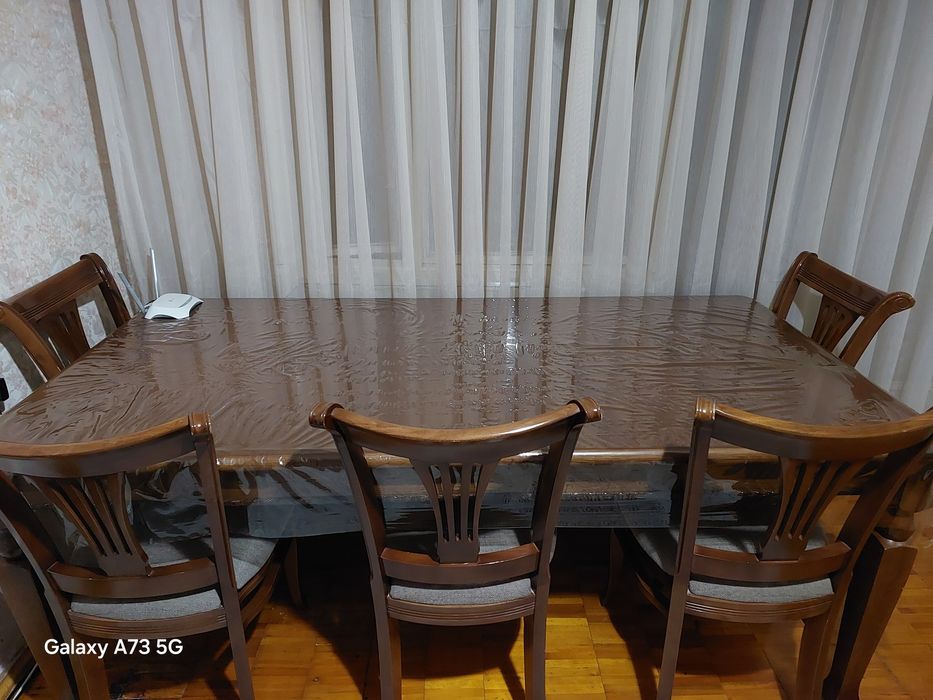 Стол  из дуба  2 м на 1м