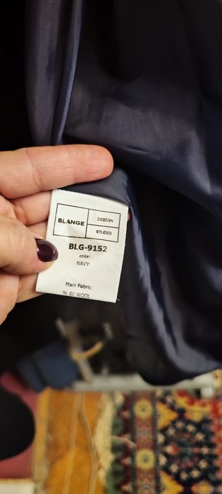 Палто размер 44 ,тъмно синьо