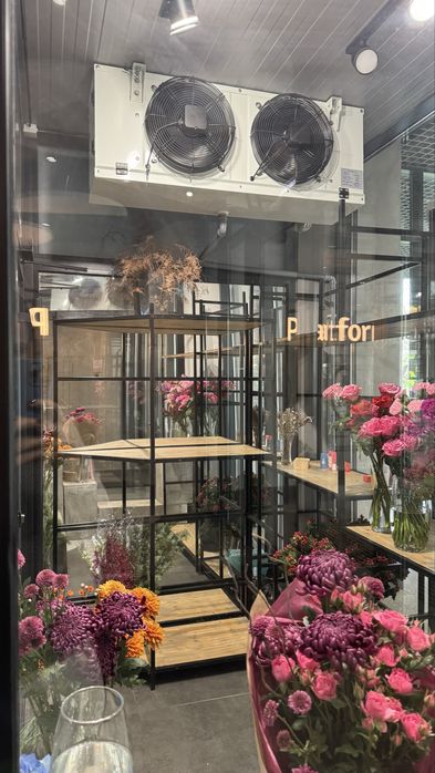 Цветочный флористический холодильник, сплит-система