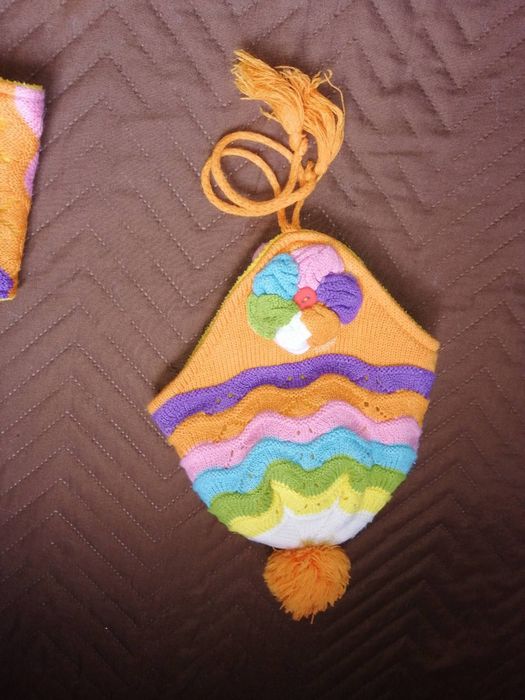 Зимна шапка и шал