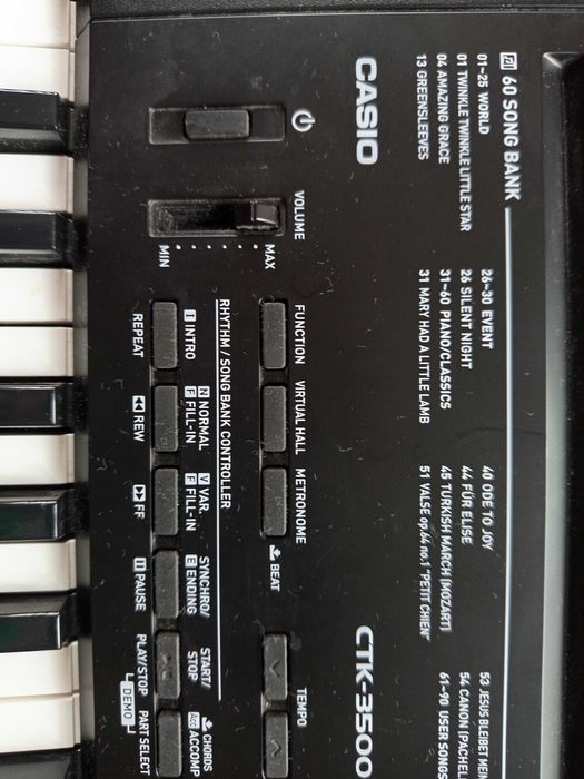 Синтезатор CASIO CTK-3500