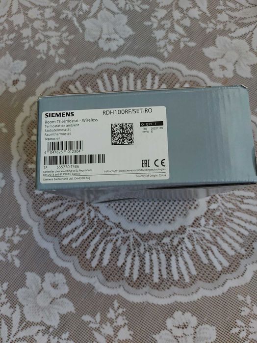 Termostat Siemens RDH100RF wireless